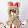 Thick Warm Children's Scarves and Hats with Cute Designs